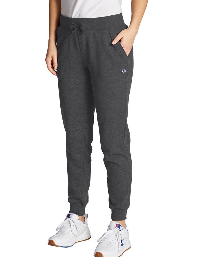 Jogger Champion Mujer - Powerblend Fleece ( Gris Oscuro ) 7369815-XM